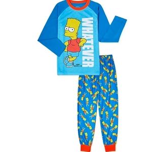 NWT Boys THE SIMPSONS~Bart Simpson 2 piece Pajama set